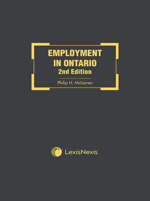 cover image of Employment in Ontario